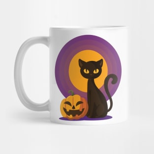 Halloween Black Cat Mug